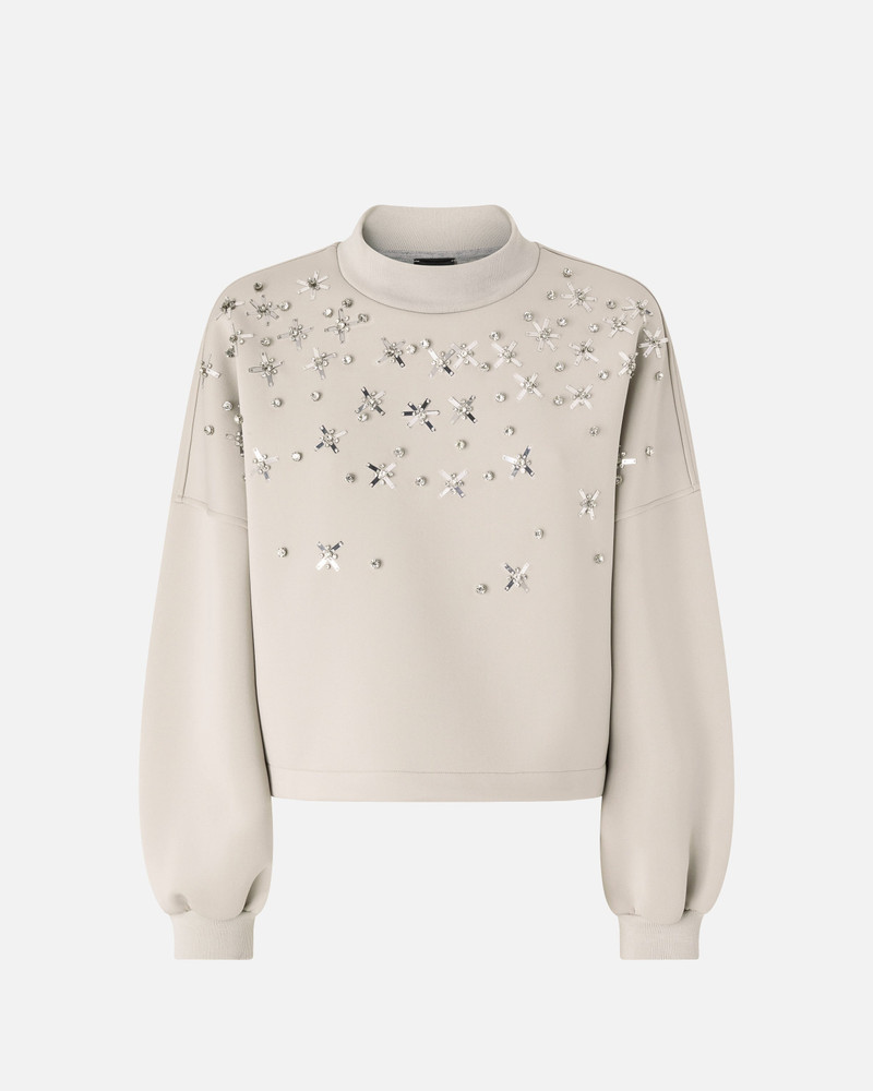 SWEATER WITH JEWEL EMBROIDERY 1