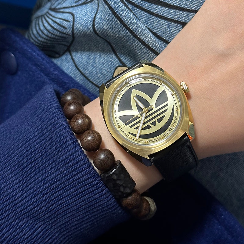 adidas Originals Unisex Fashion Edition Analogue Watch 'Black Gold' AOFH225122I - 4