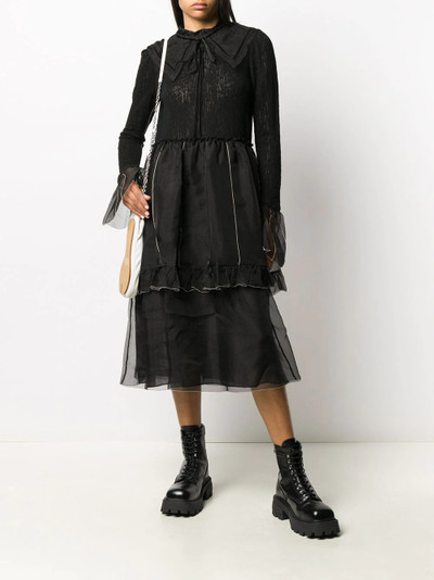 RENLI SU tiered midi dress outlook