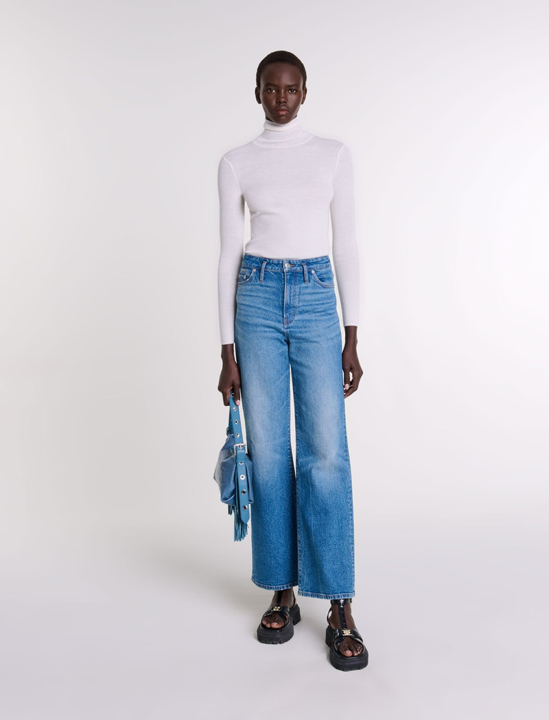 maje Wool and silk jumper outlook