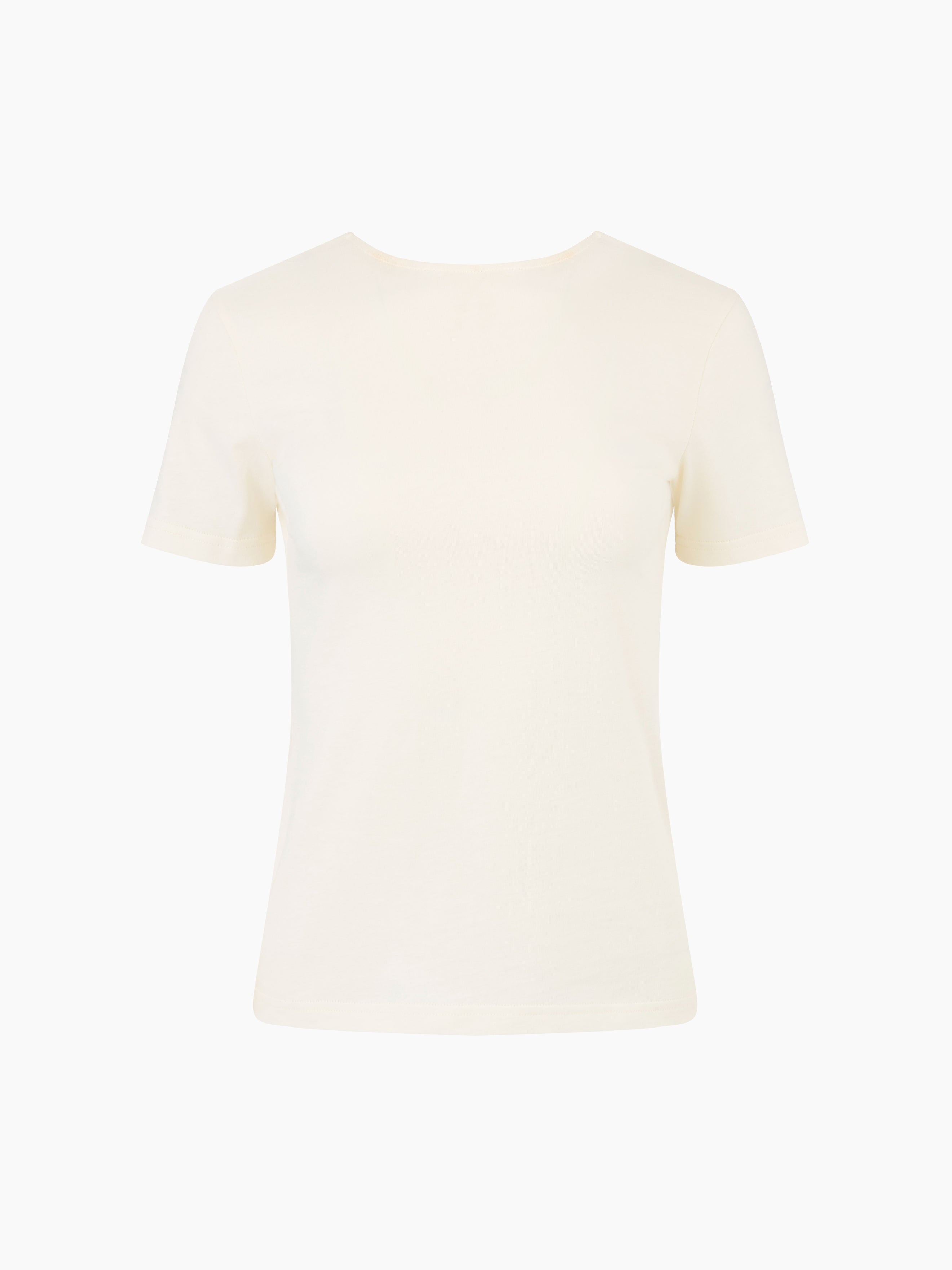 T-SHIRT WITH PLUNGING DRAPED BACK - 5