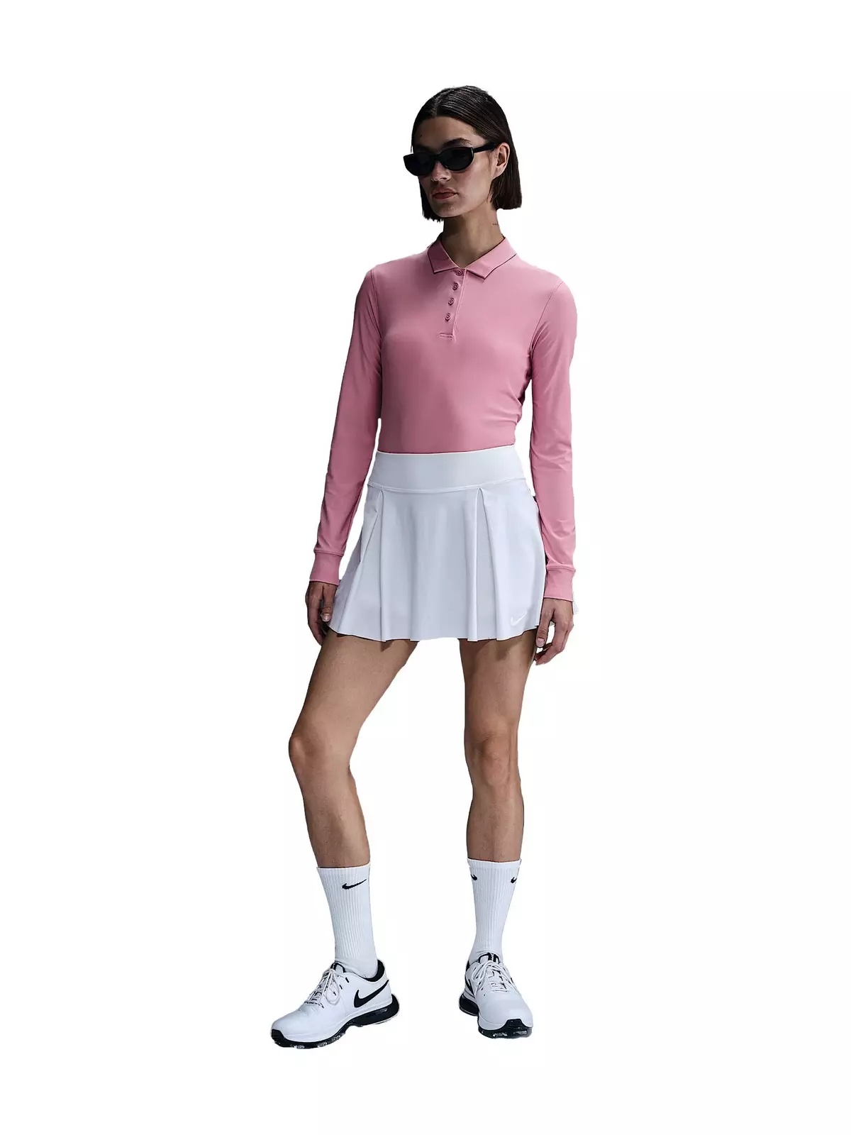 Women's Victory Dri-FIT Long-Sleeve Polo - Pink - 4