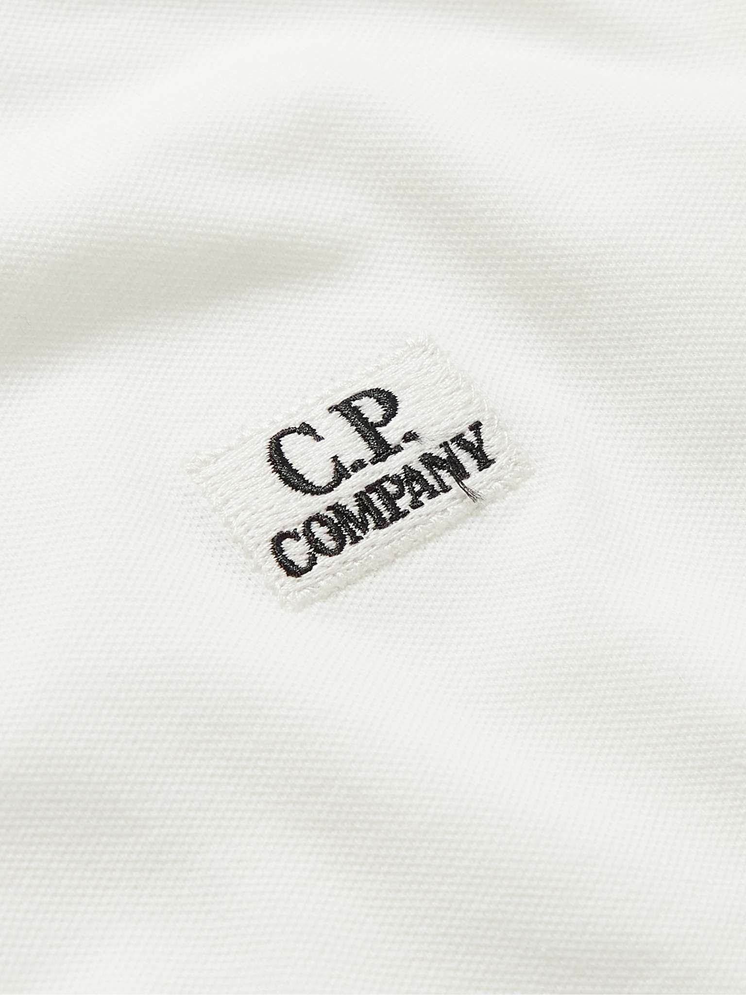 Slim-Fit Logo-Embroidered Stretch-Cotton Piqué Polo Shirt - 3