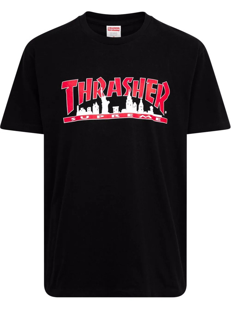 x Thrasher logo-print Skyline T-shirt - 1