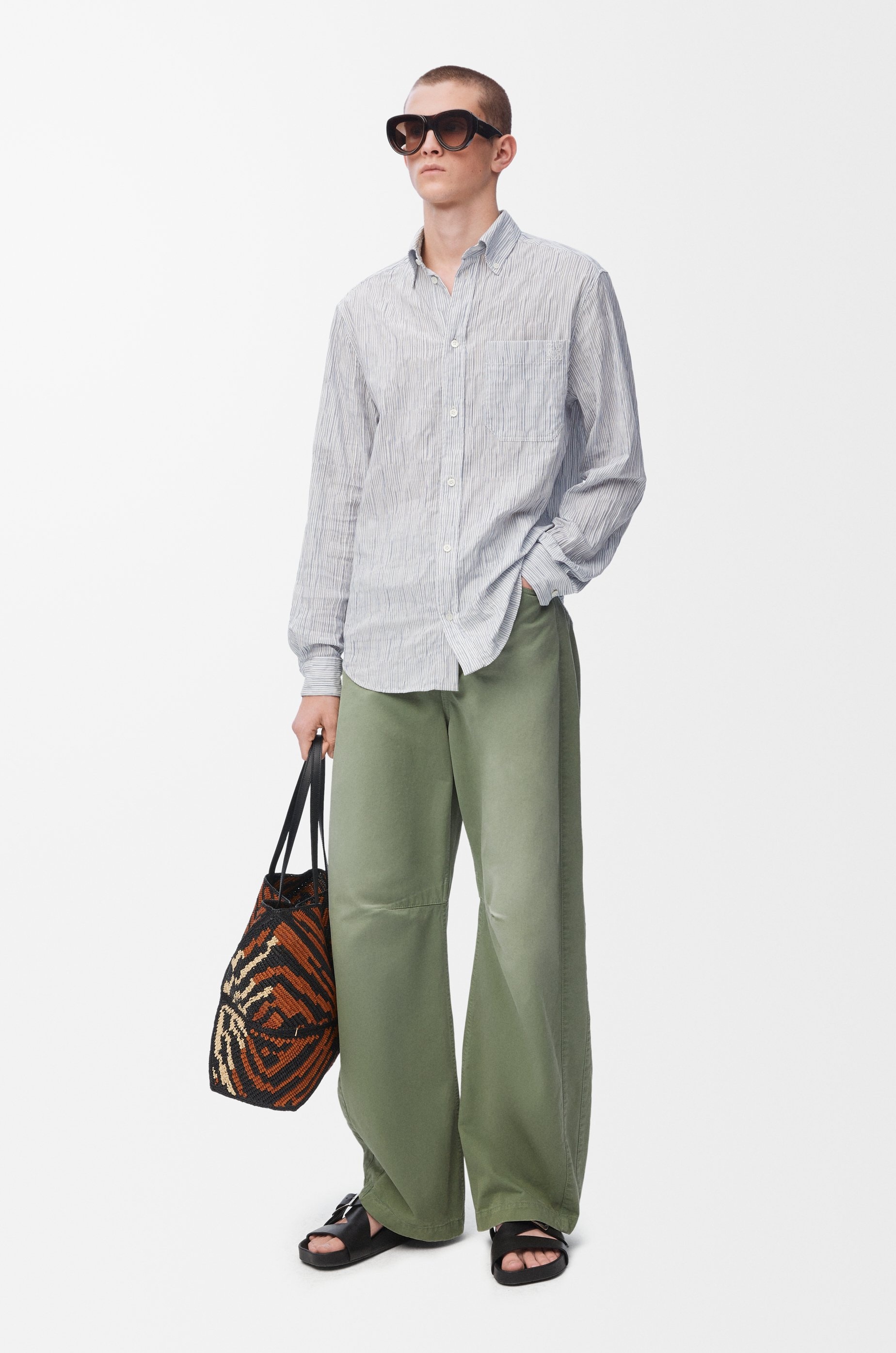Barrel trousers in cotton - 2
