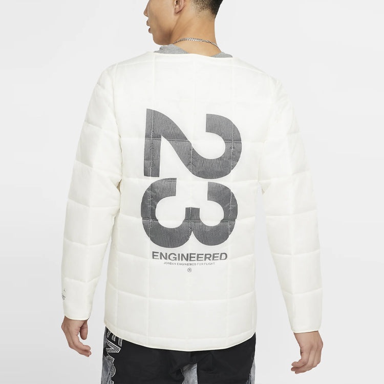 Air Jordan 23 Engineered Printed Parka Jacket 'White gray' CU8624-100 - 6
