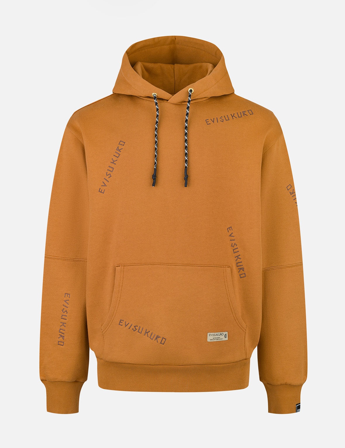 Allover Logo Embroidery Relax Fit Hoddie - 5