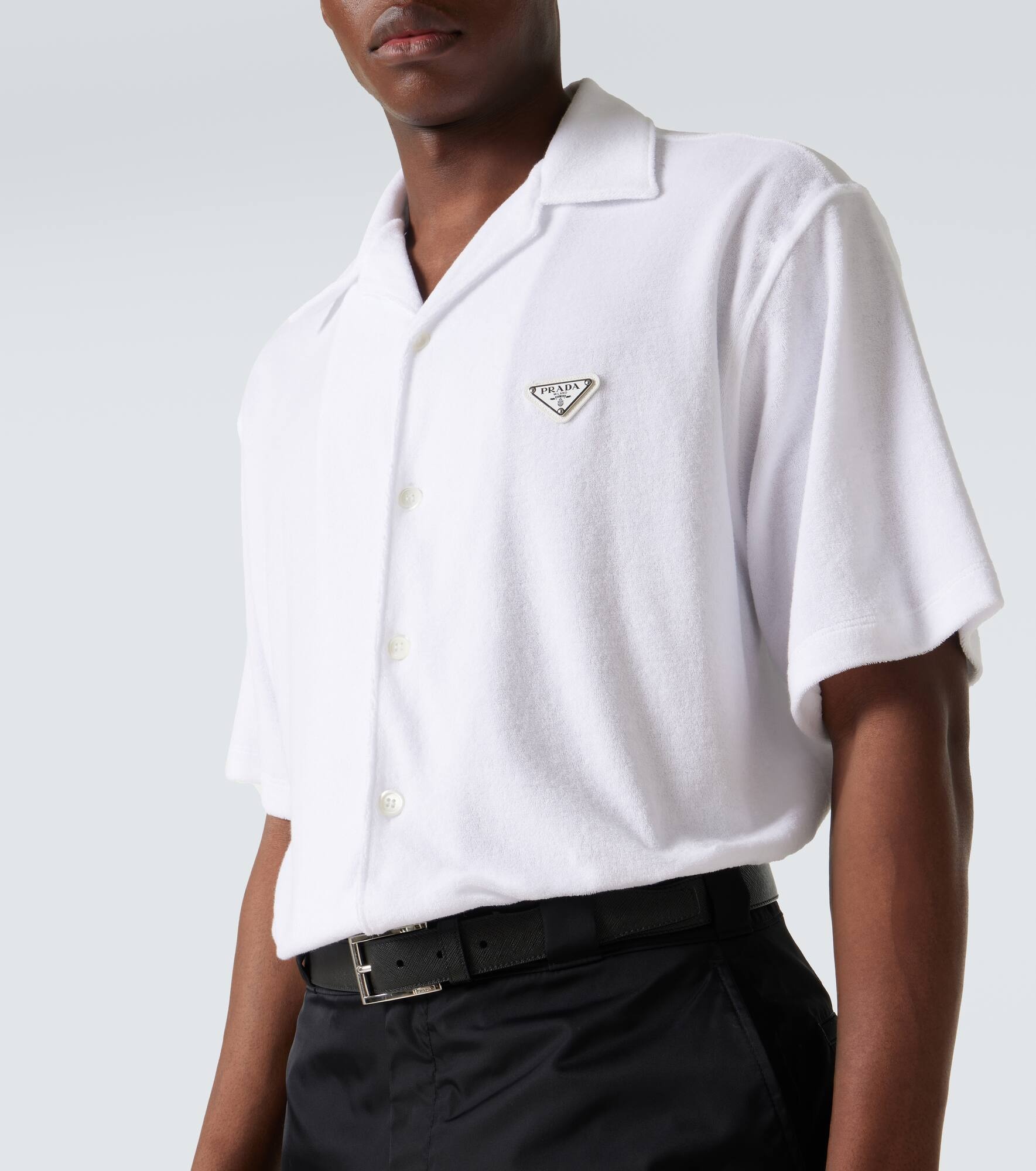 Cotton terry bowling shirt - 5