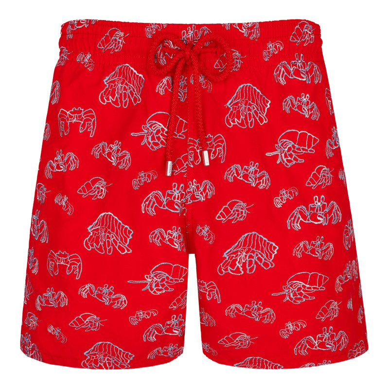 Men Swim Trunks Embroidered Hermit Crabs - Limited Edition - 1