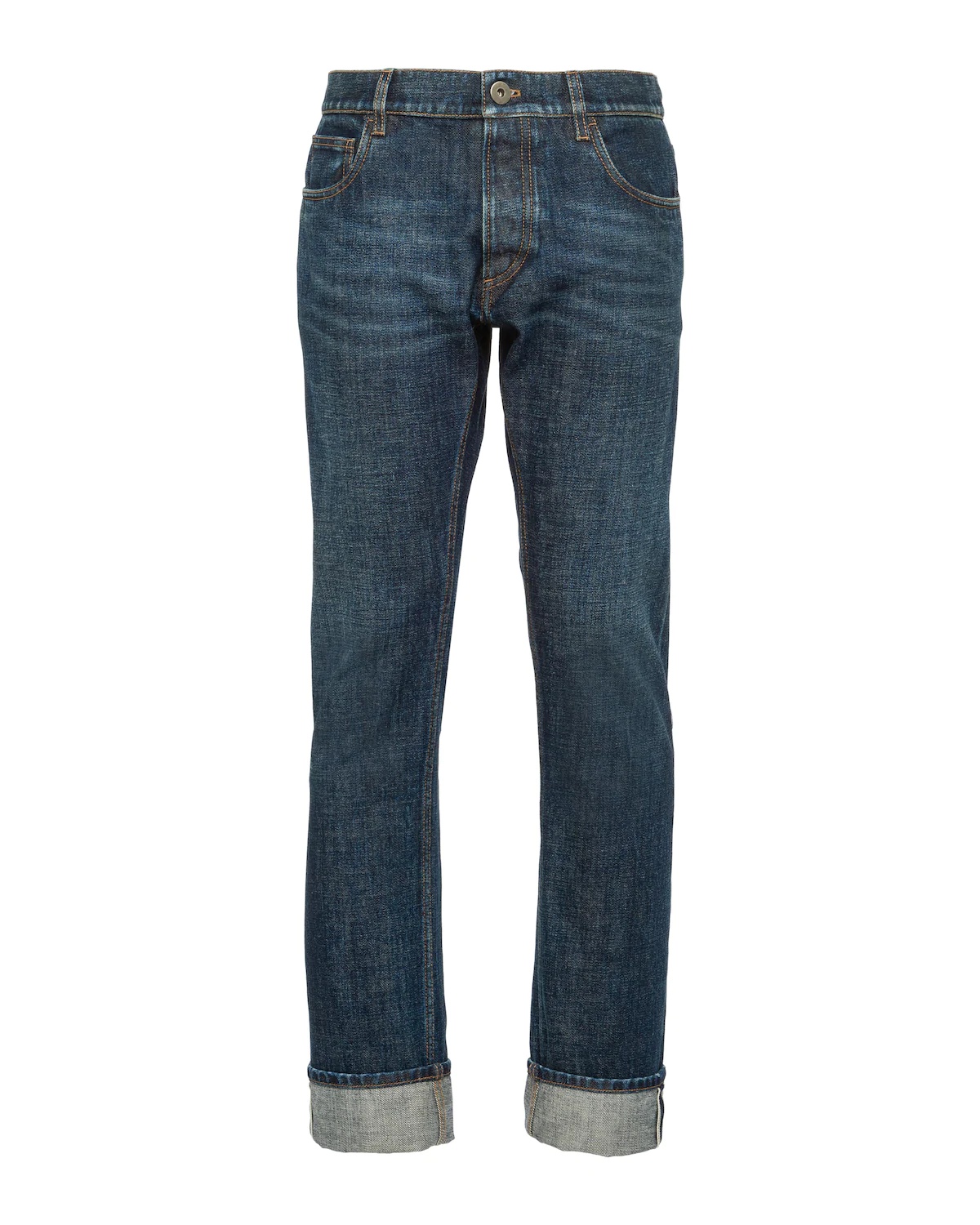 Selvedge denim five-pocket jeans - 1