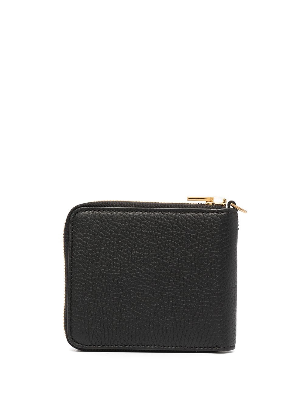 zip-up leather wallet  - 2