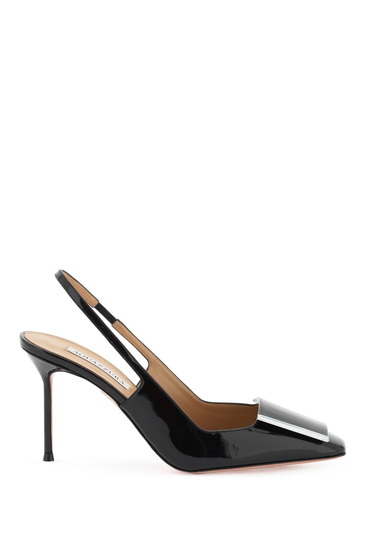 AQUAZZURA Patent Leather Shibuya Pumps | wananluxury