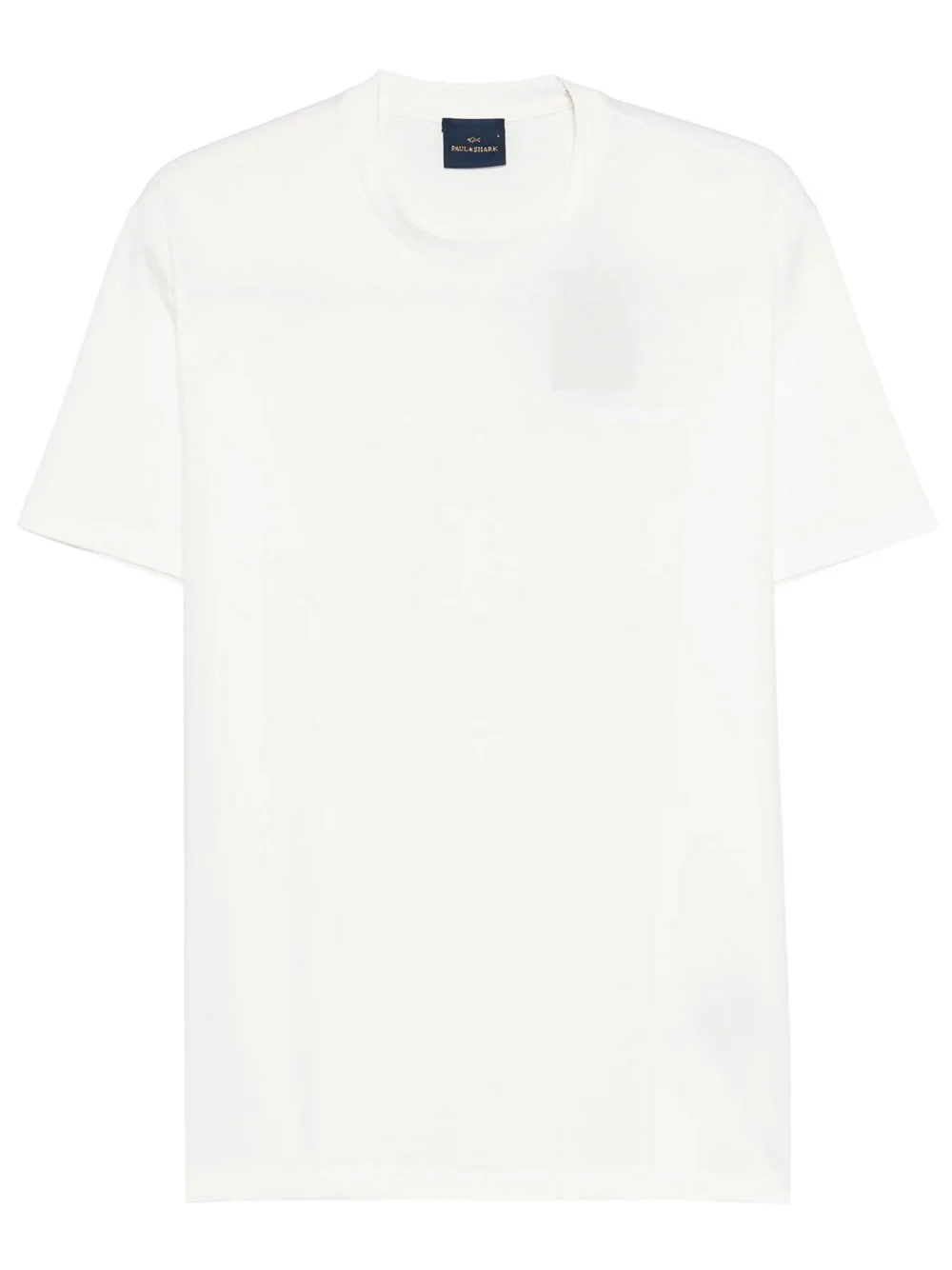 COTTON T-SHIRT WITH TONE-ON-TONE LOGO EMBROIDERY - 1