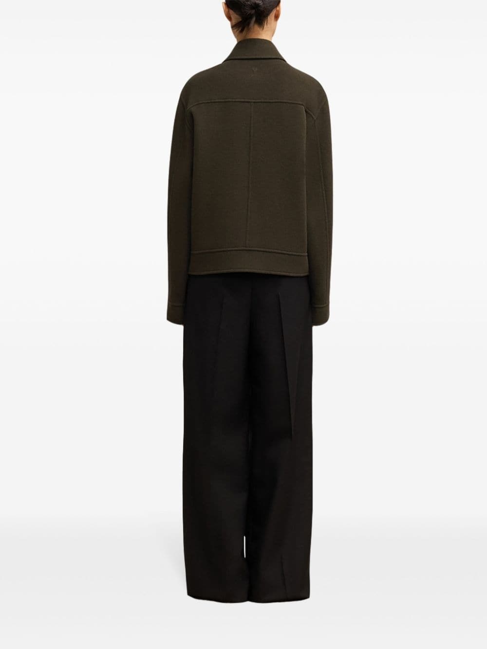 Boxy buttoned jacket - 4