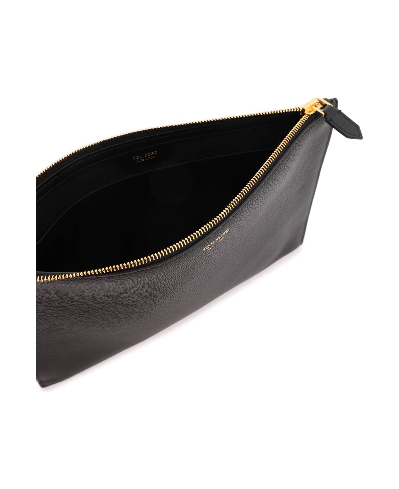 Grained Leather Pouch - 4
