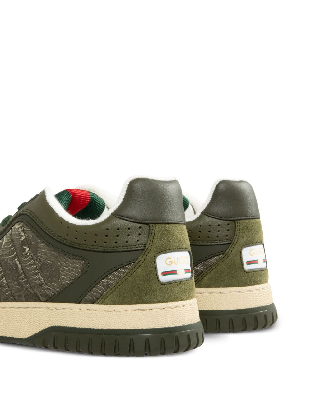 GG-monogram web sneakers - 4