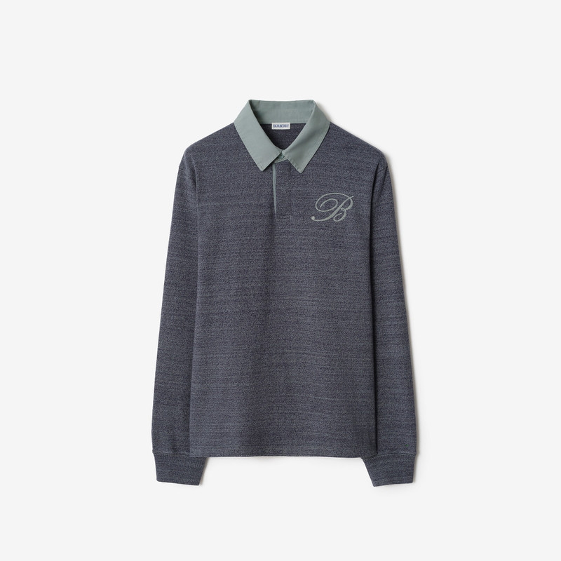 Mouliné Cotton Rugby Shirt 1
