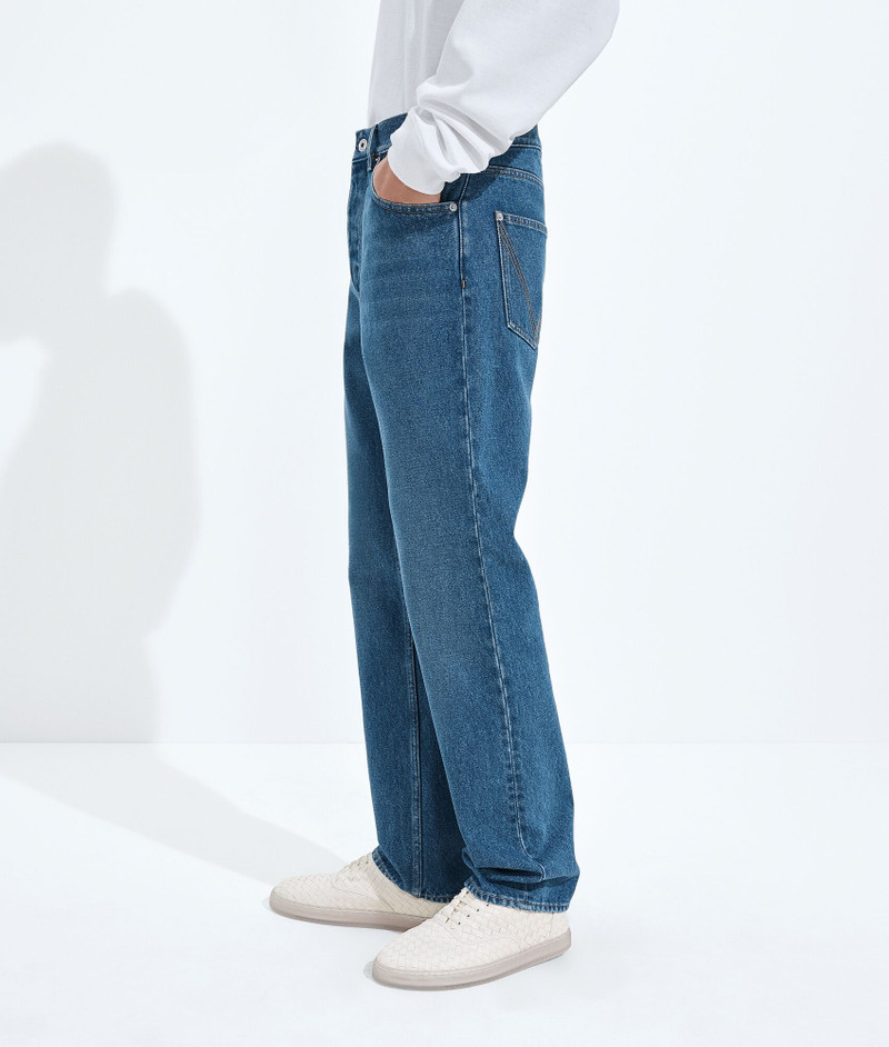 Bottega Veneta Medium Indigo Straight Leg Jeans outlook