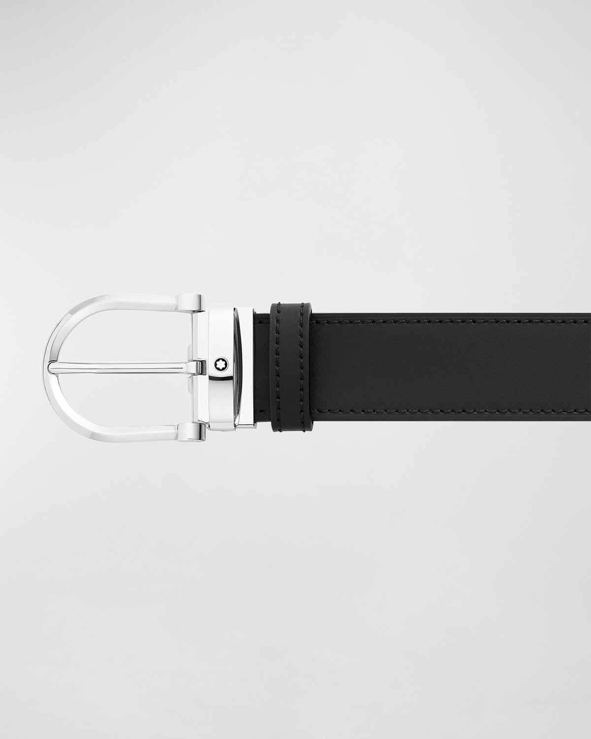 Men's Horseshoe Reversible Leather Belt - 4