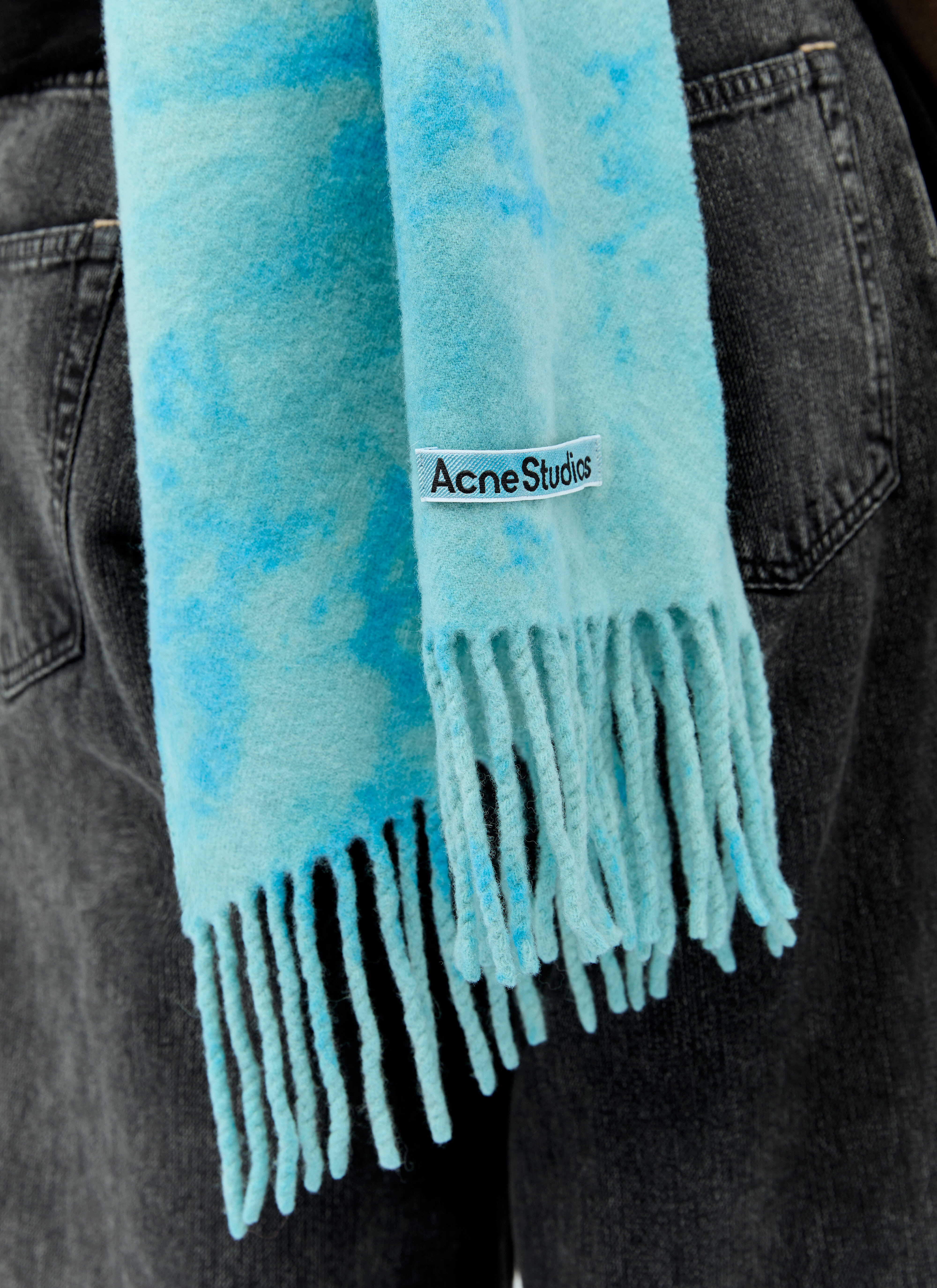 Tie-Dye Wool Scarf - 5