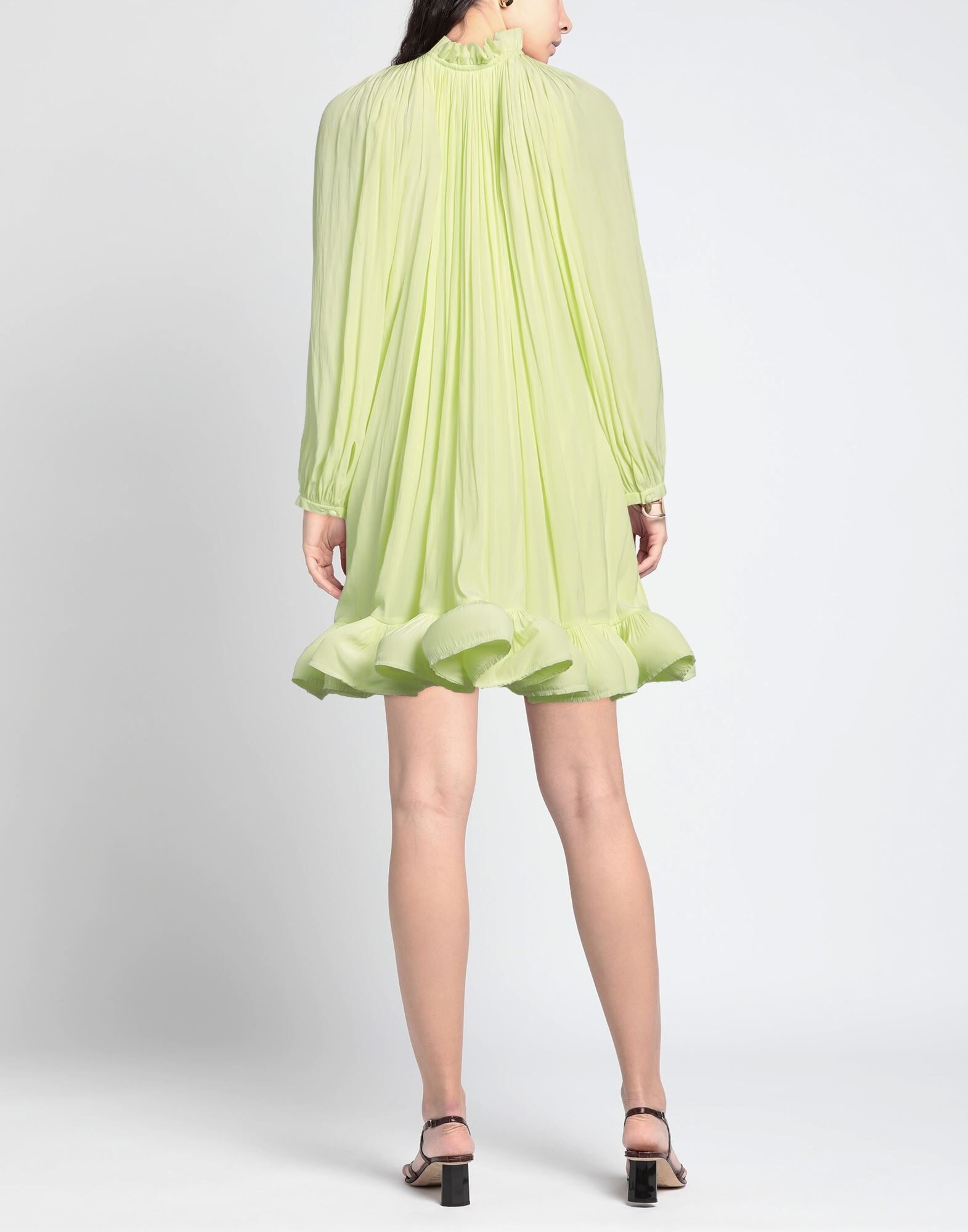 Acid green Women's Short Dress - 4
