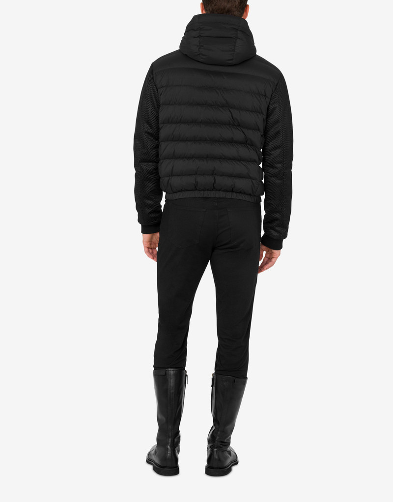 RUBBER LOGO LIGHTWEIGHT NYLON DOWN JACKET 3