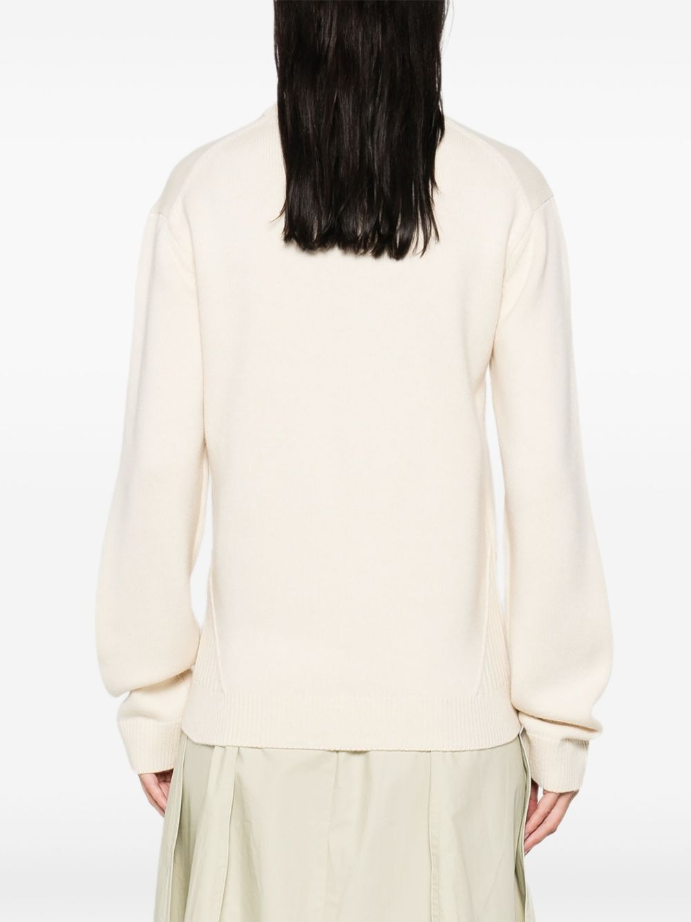 ribbed crew-neck sweater - 4
