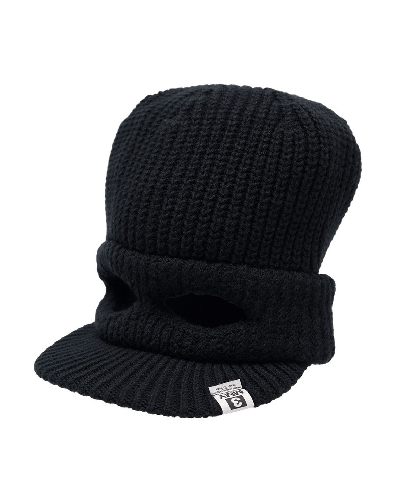 Masked Visor Knit Cap 7