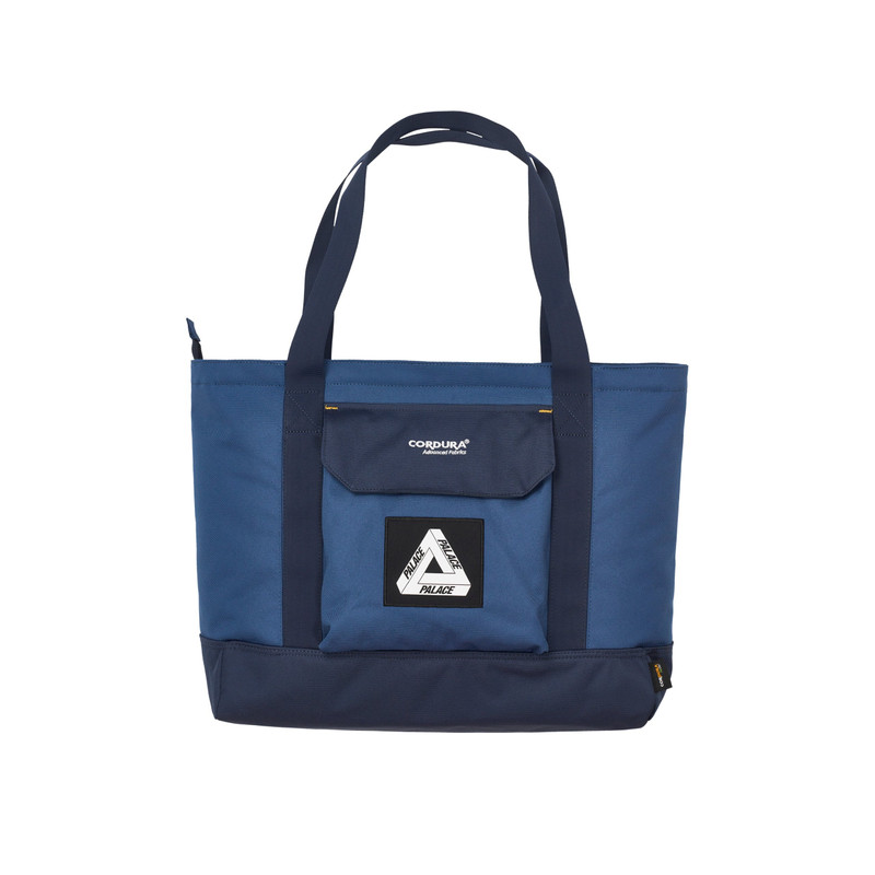 CORDURA DUCK CANVAS SHOULDER BAG BLUE / NAVY 1