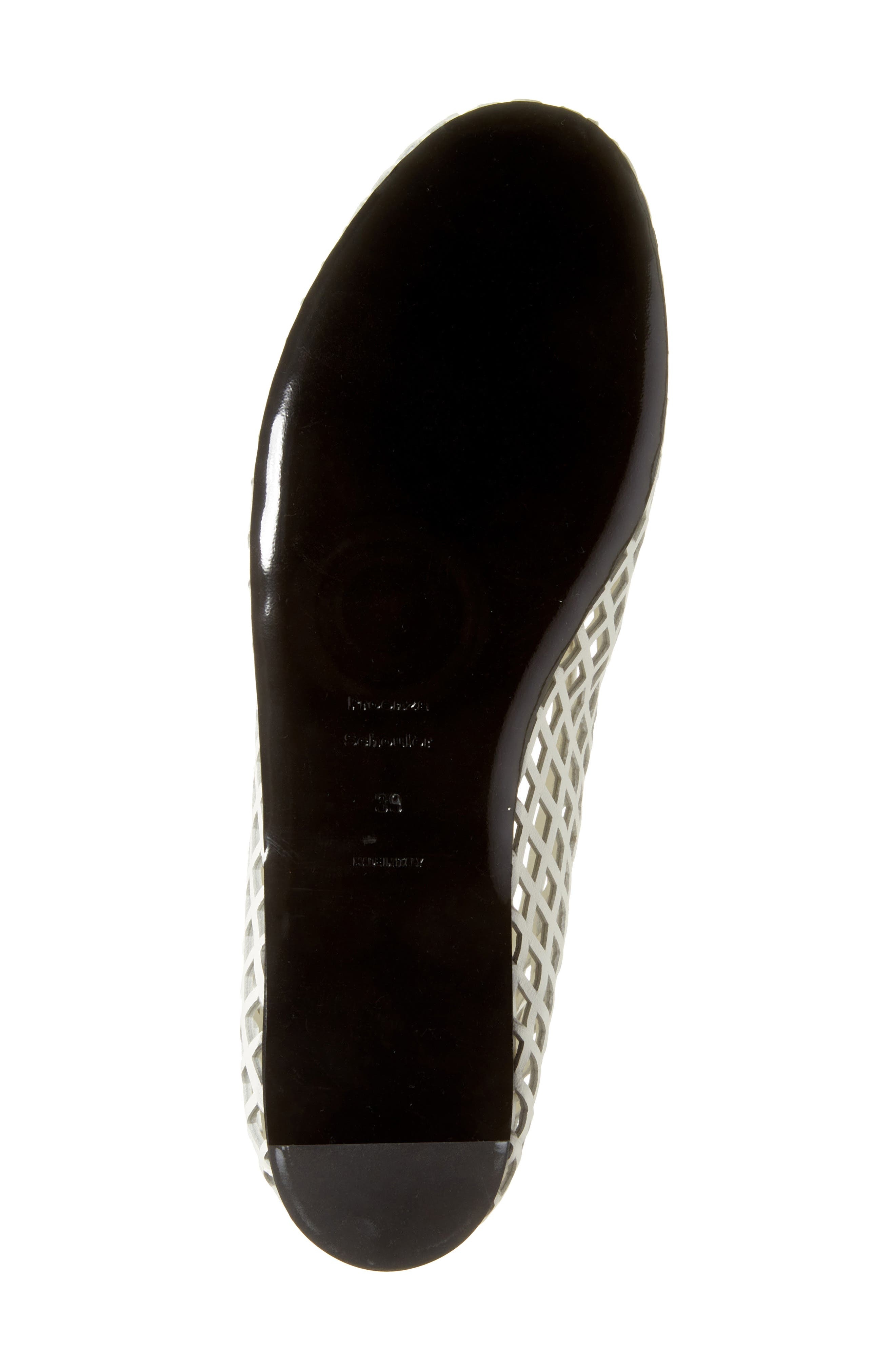 Proenza Schouler Tee Perforated Ballet Flat in Ivory at Nordstrom - 4