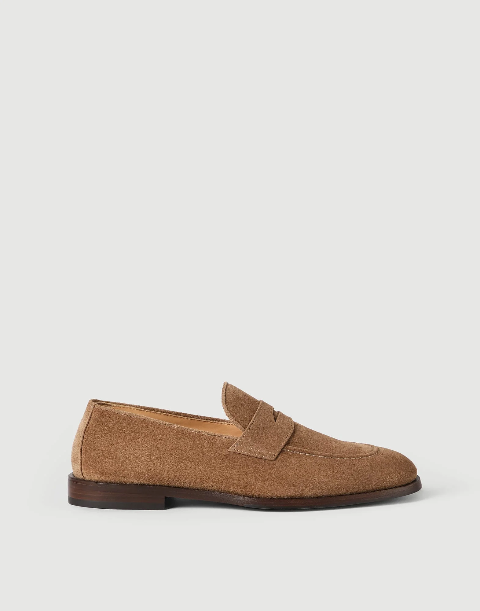 Suede penny loafers - 1