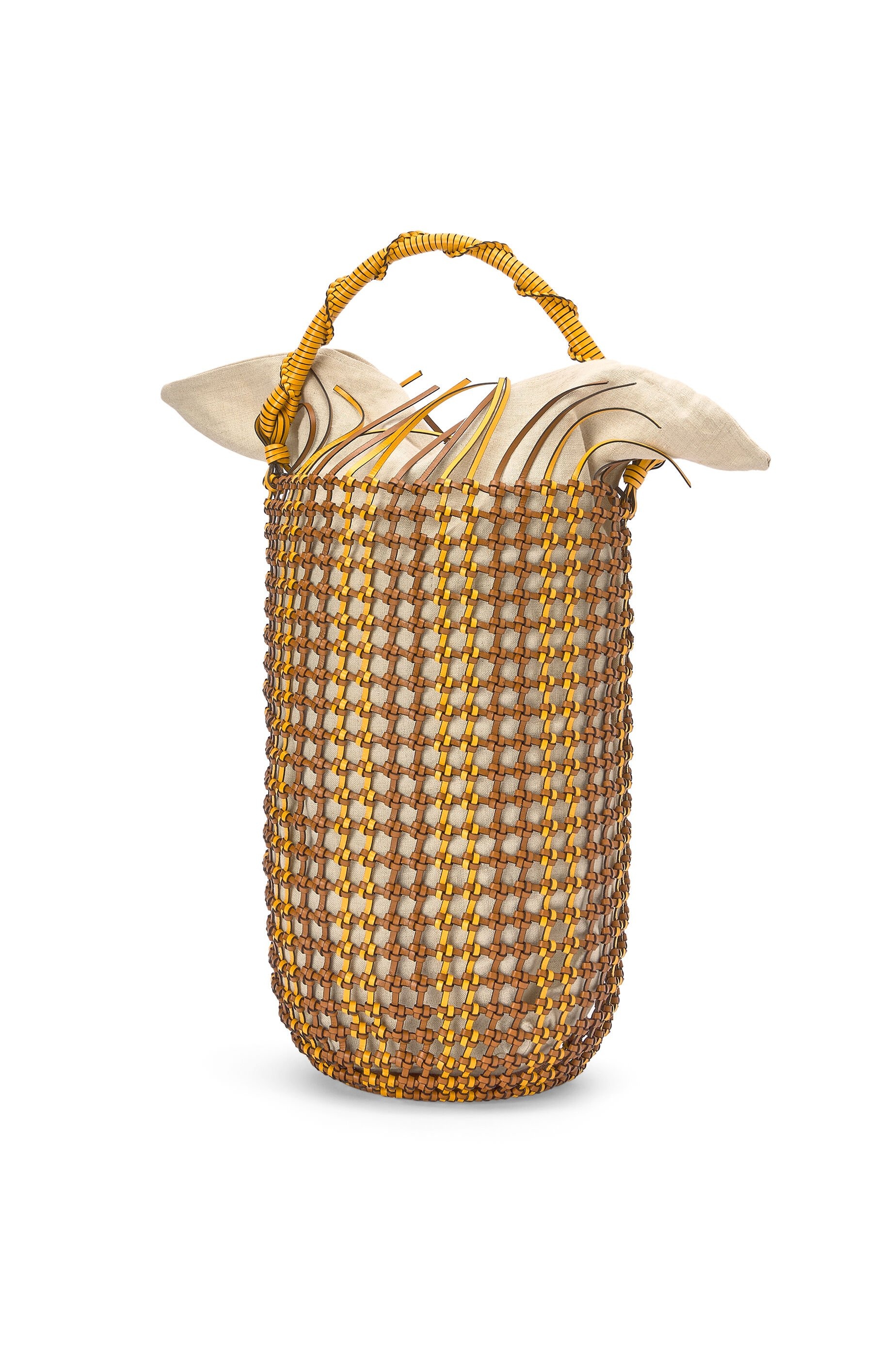 Bucket Mesh bag in calfskin - 3