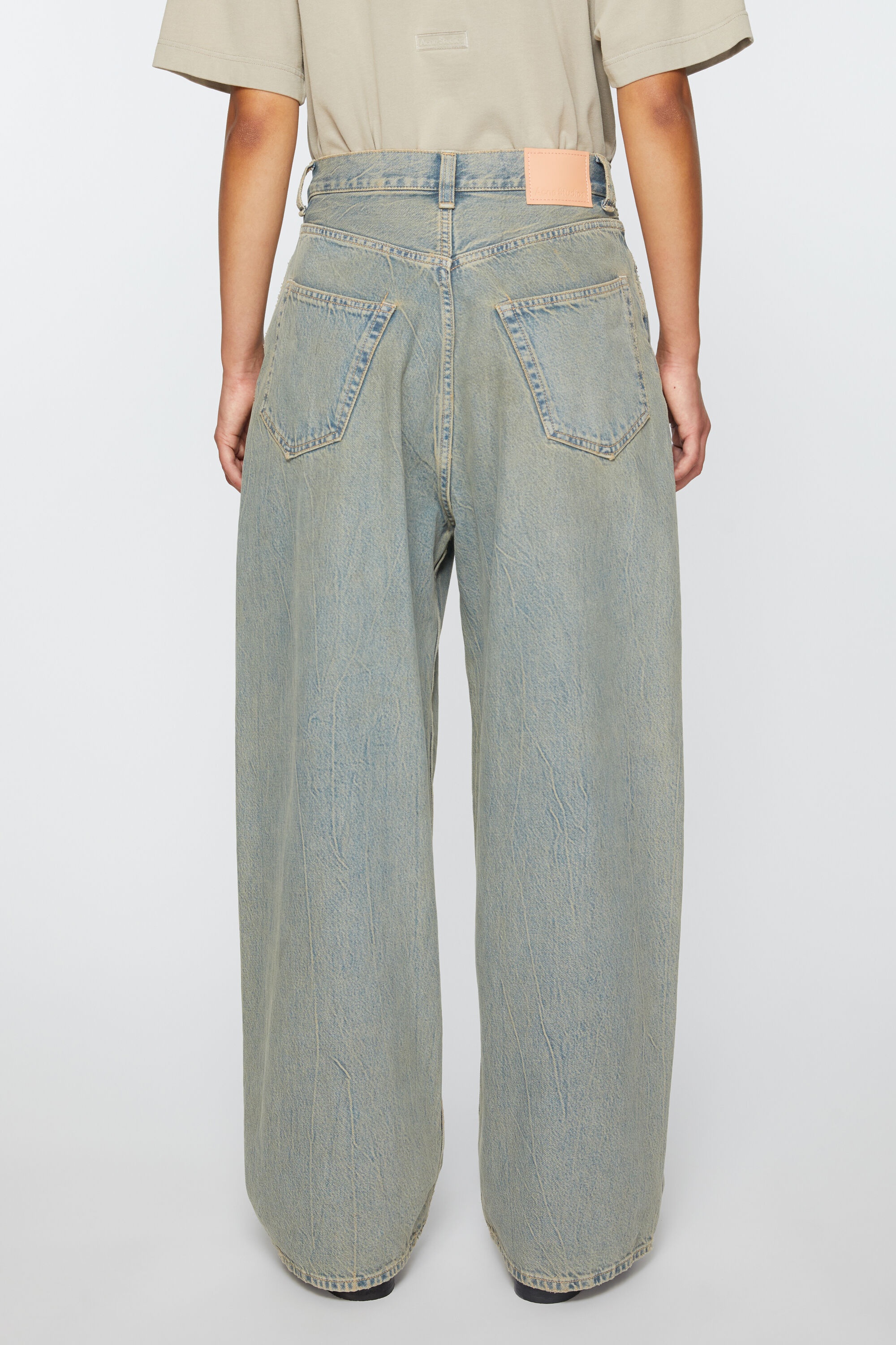 Super baggy fit jeans - 2023F - Blue/beige - 4