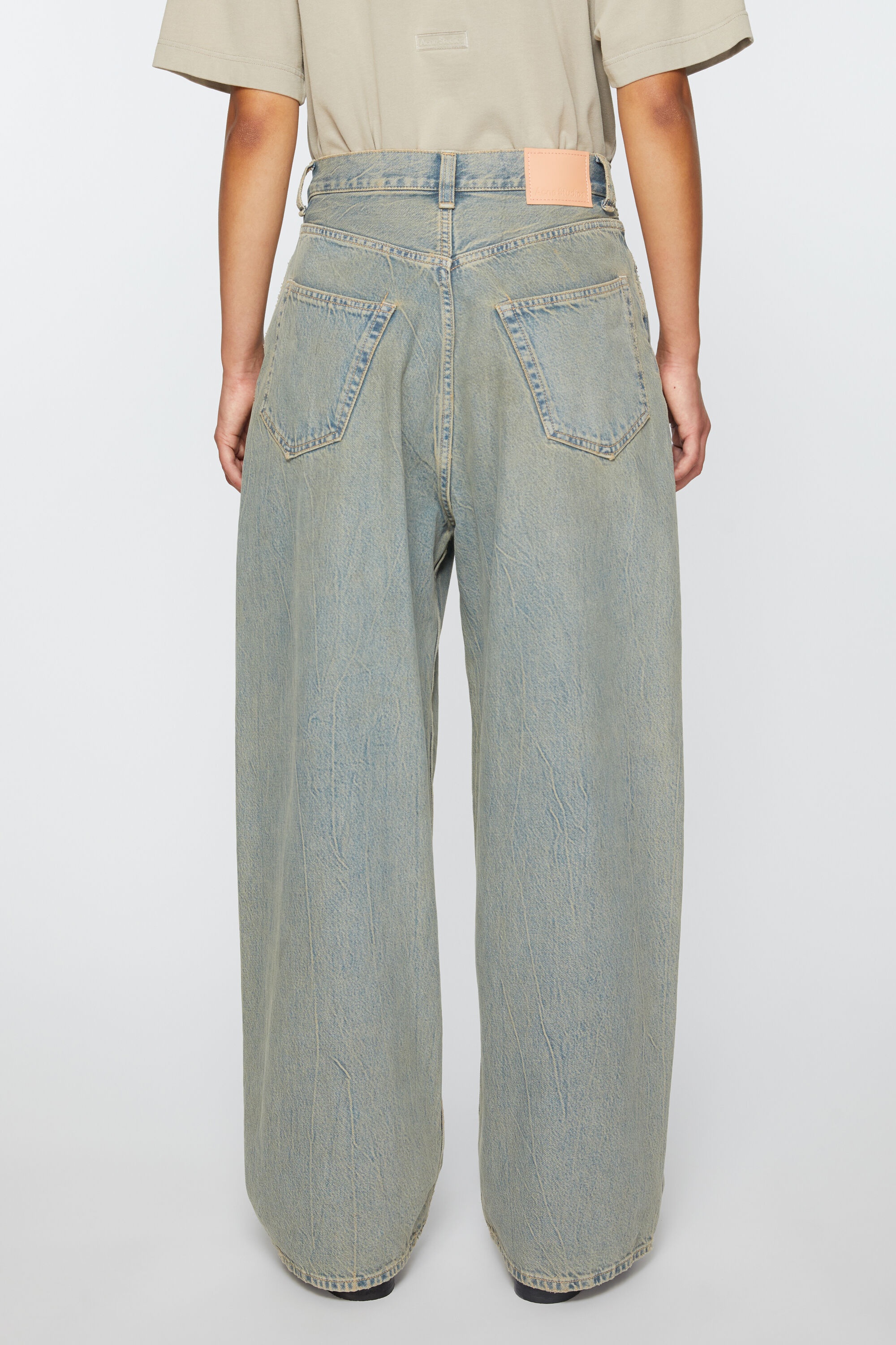 Acne Studios Super baggy fit jeans - 2023F - Blue/beige