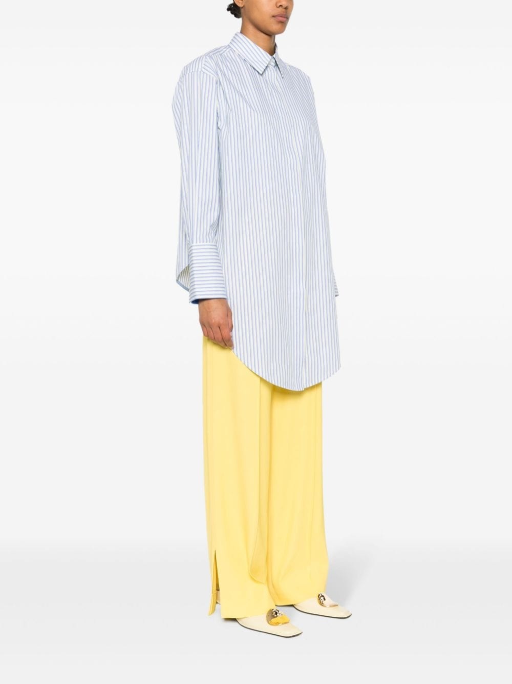 striped organic cotton shirt - 3