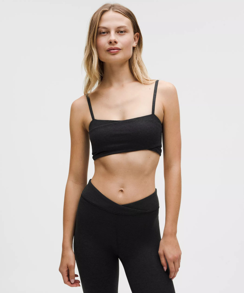Softy Suedey Wrap-Front Bra *Light Support, B/C Cup 1