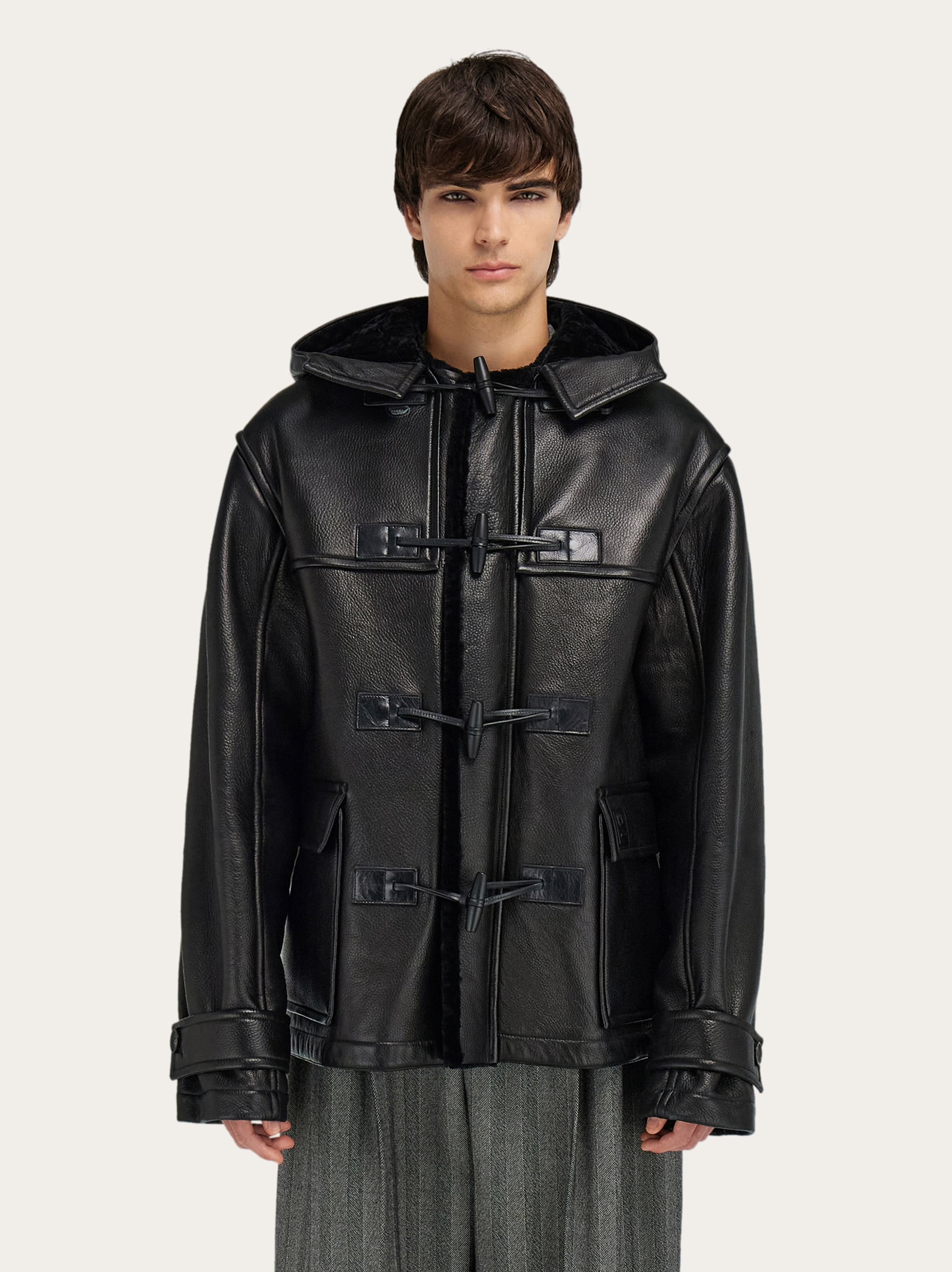 Deerskin padded blouson - 2