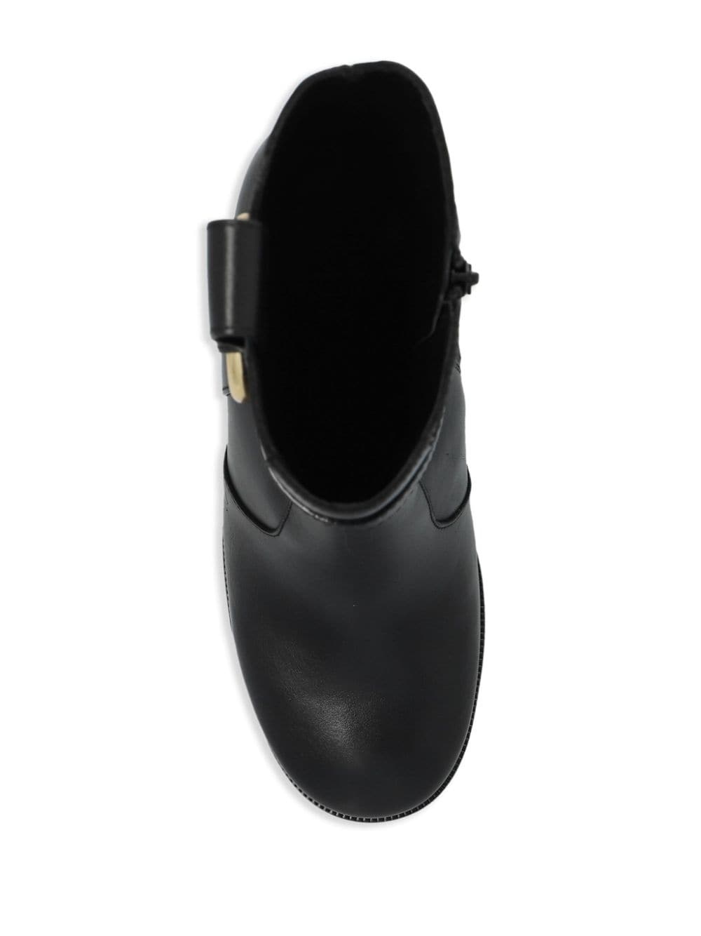 leather high heel boots - 4