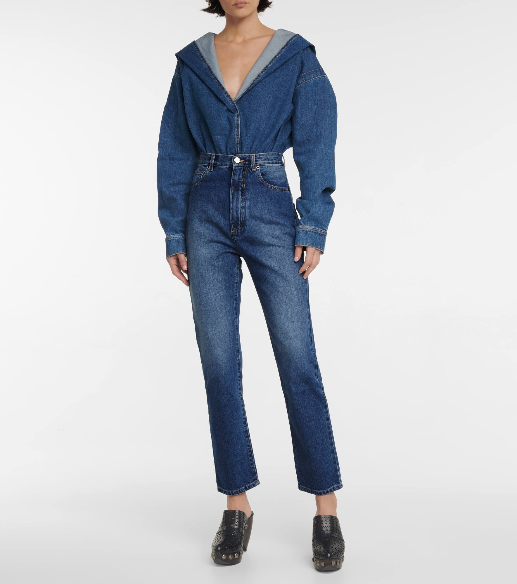 Denim bodysuit - 2