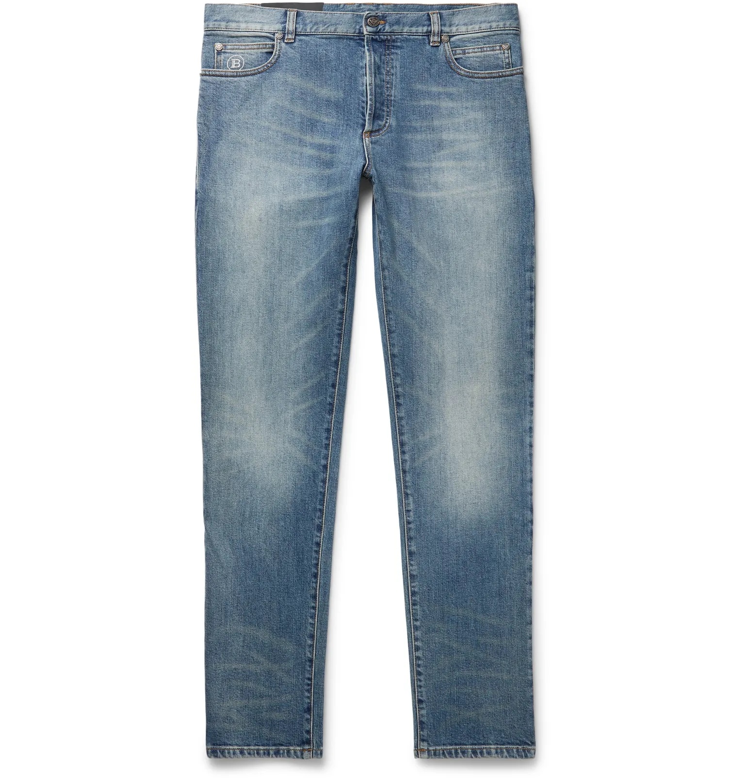 Slim-Fit Denim Jeans - 1