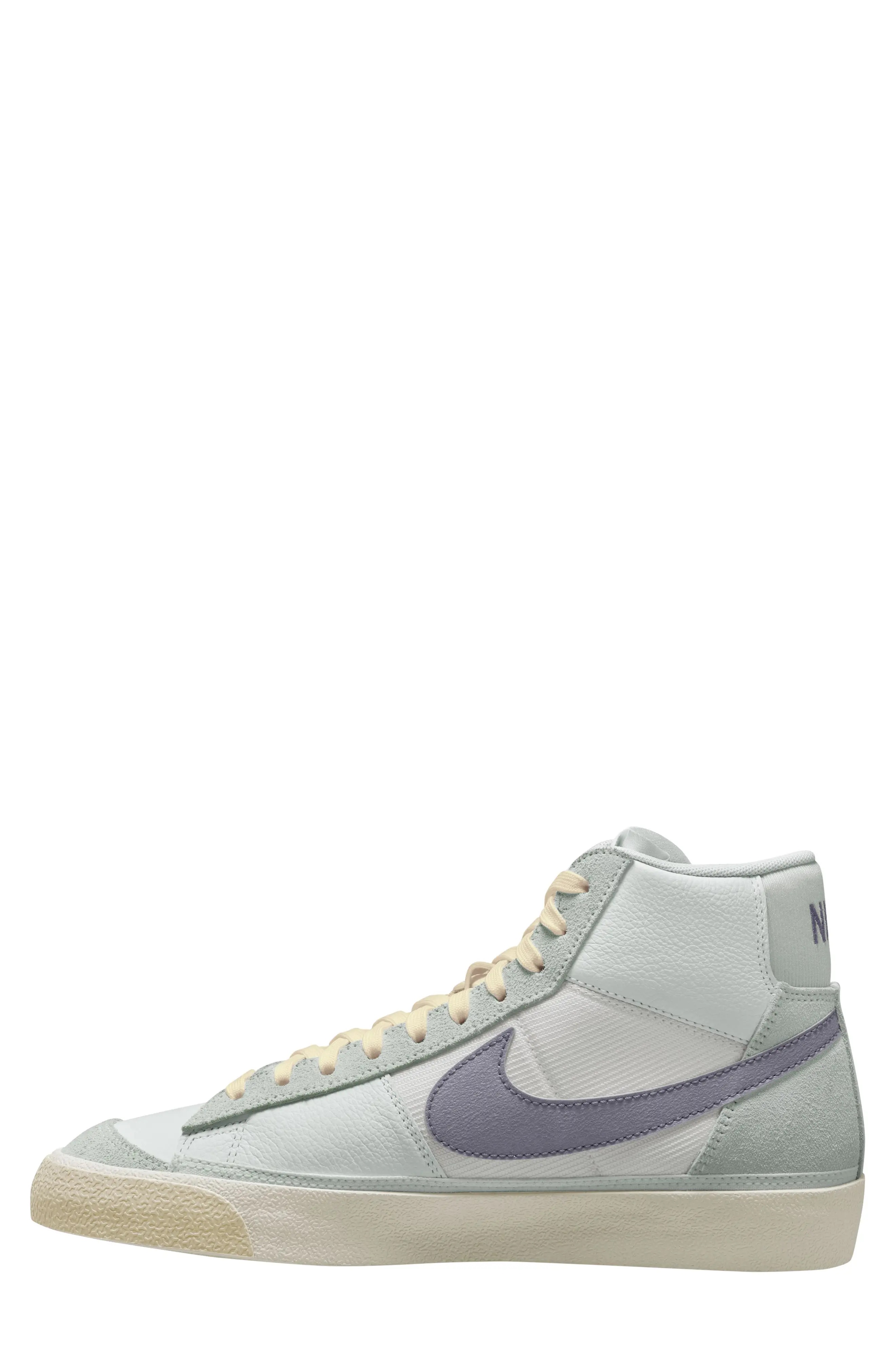 Blazer Mid Pro Club Sneaker in White/Cement Grey/Platinum - 4