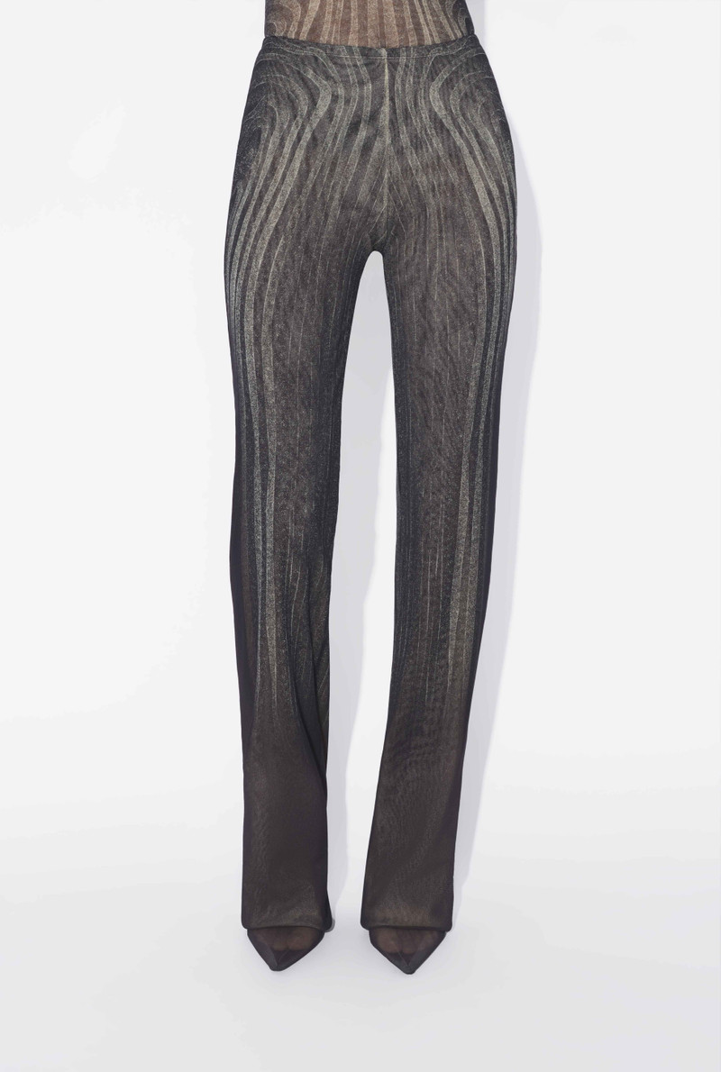 Jean Paul Gaultier THE BLACK “SPIRALE” PANTS outlook