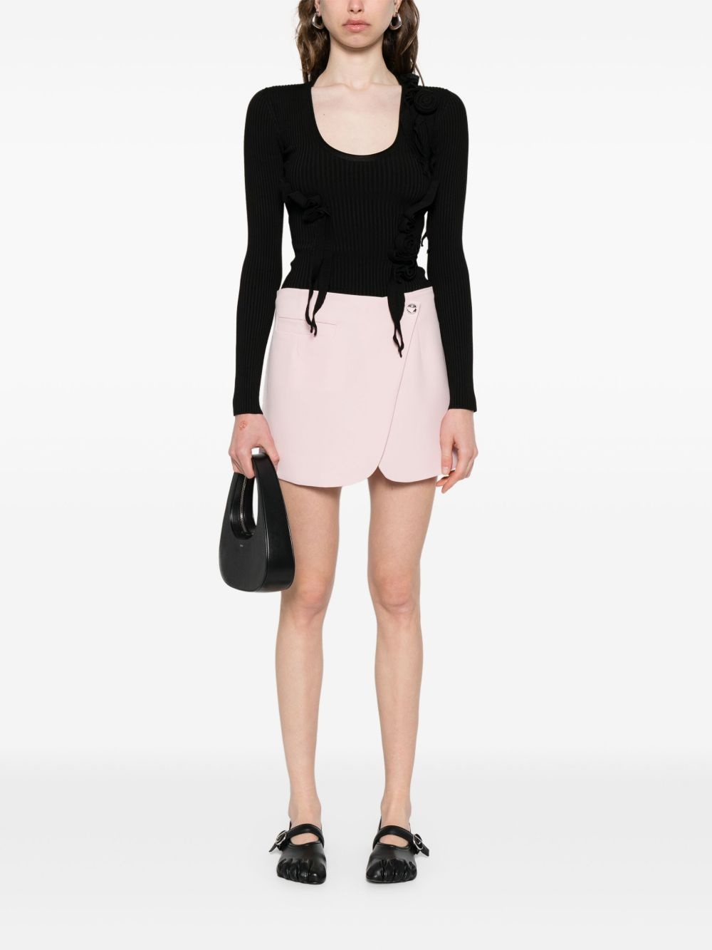 scoop-neck top - 2