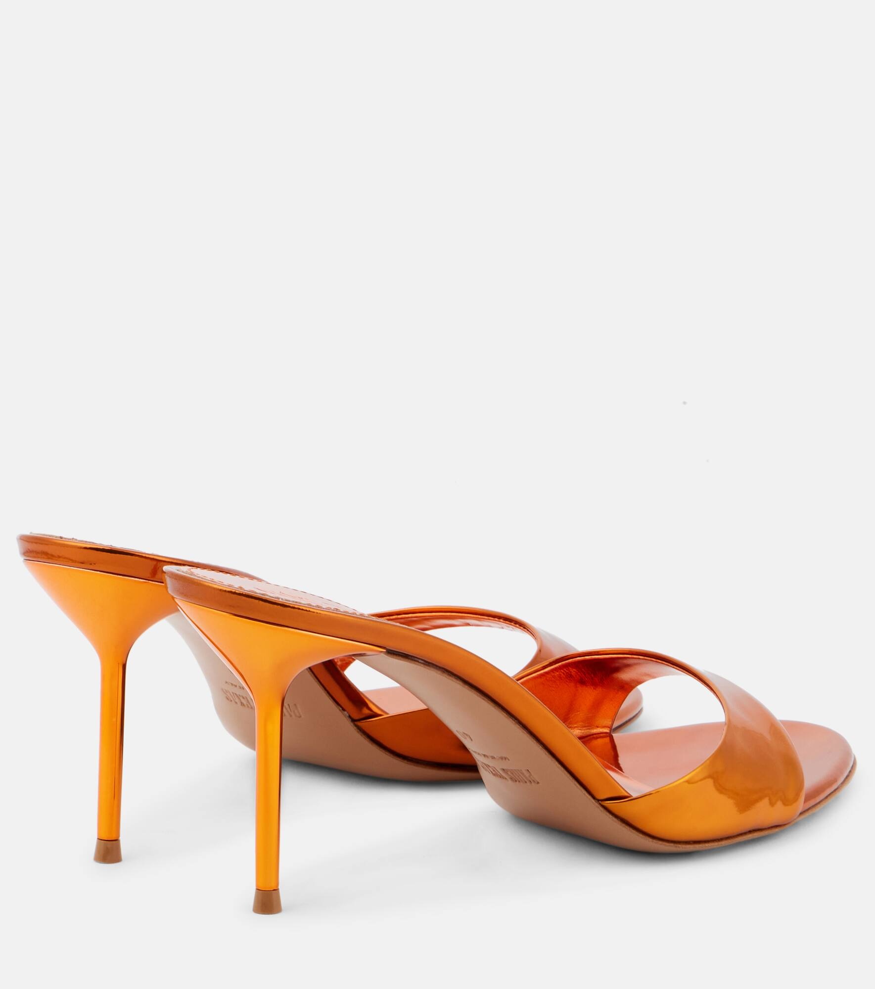 Lidia 70 metallic leather sandals - 2