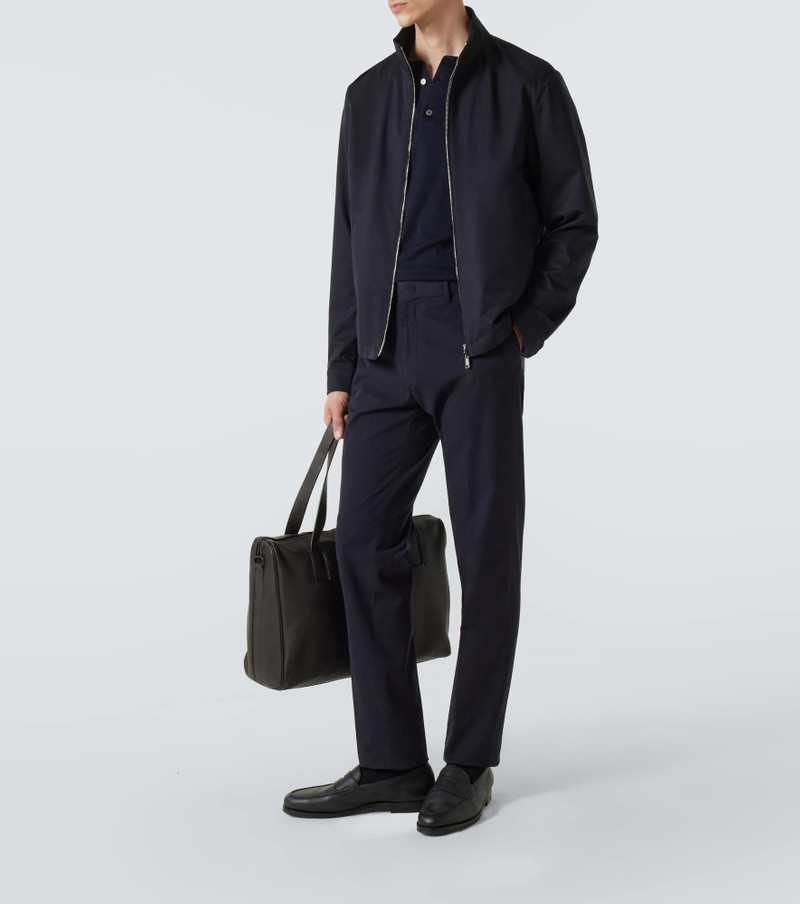 ZEGNA Cotton-blend straight pants outlook