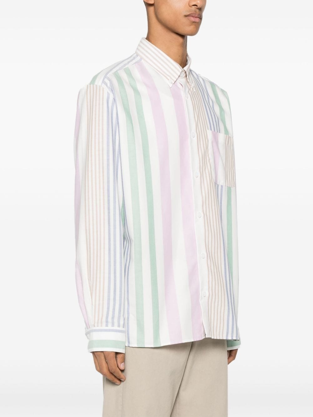 Sela striped cotton shirt - 3