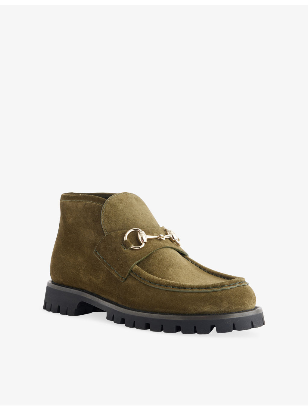 Horsebit Suede Boots - 3