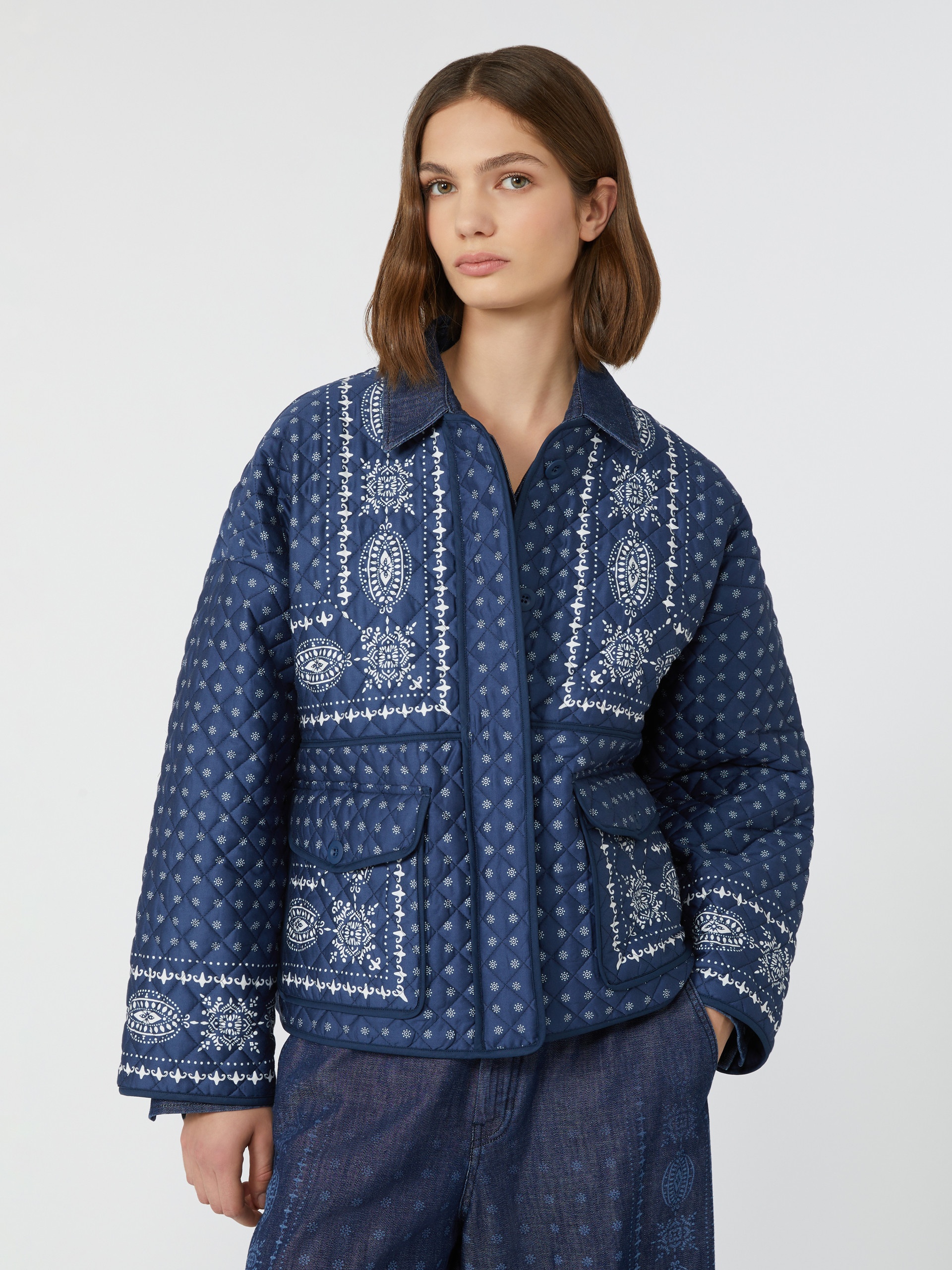 JADER Quilted cotton crew-neck jacket - 5