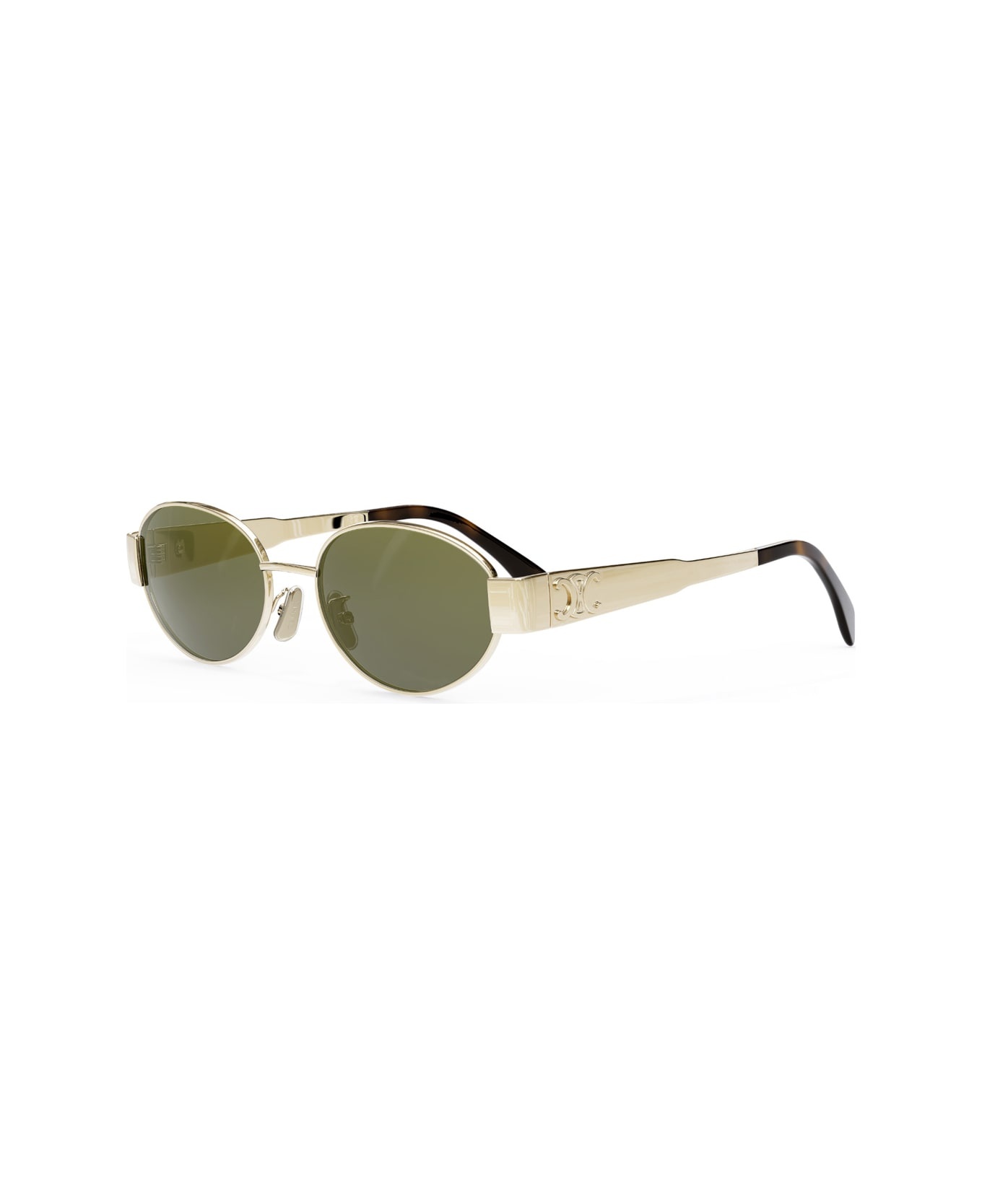 Celine Cl40235u Metal Triomphe 30n Gold Sunglasses - 2