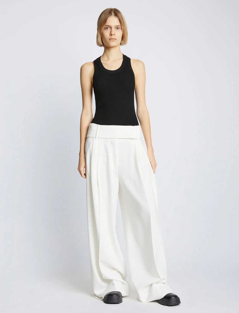 Proenza Schouler Roberts Knit Tank in Matte Viscose Rib outlook